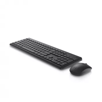 Toetsenbord- en muisset Dell KM3322W — draadloos RF, Full-Size Duits QWERTZ, zwart