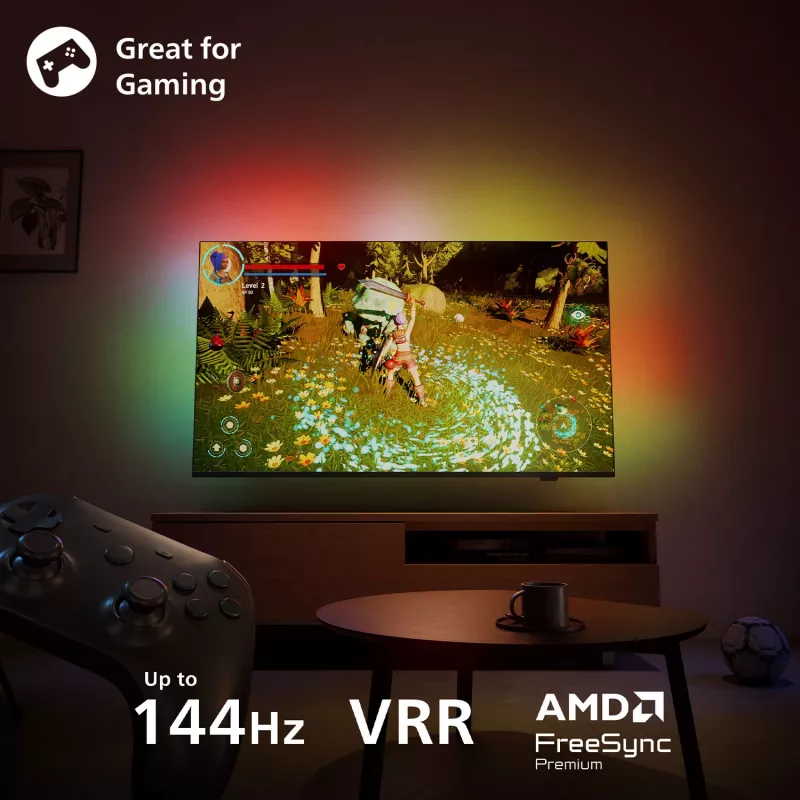 Philips Ambilight 85MLED910/12 65 inch 4K Ultra HD QD-Mini LED televisie