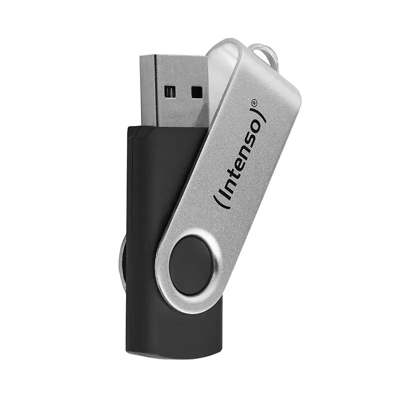 USB-stick Intenso 128 GB USB-A 3.2 Gen 1x1 zwart-zilver