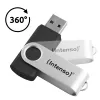 USB-stick Intenso 128 GB USB-A 3.2 Gen 1x1 zwart-zilver