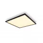 Slimme plafondlamp Philips Hue Aurelle Square Panel XL, zwart