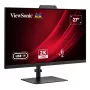 27 inch ViewSonic VG2741V-2K computermonitor, 2560×1440 QHD, 4 ms, IPS/LCD, ingebouwde luidsprekers, VESA, in hoogte verstelbaar, zwart