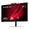 27 inch ViewSonic VG2741V-2K computermonitor, 2560×1440 QHD, 4 ms, IPS/LCD, ingebouwde luidsprekers, VESA, in hoogte verstelbaar, zwart