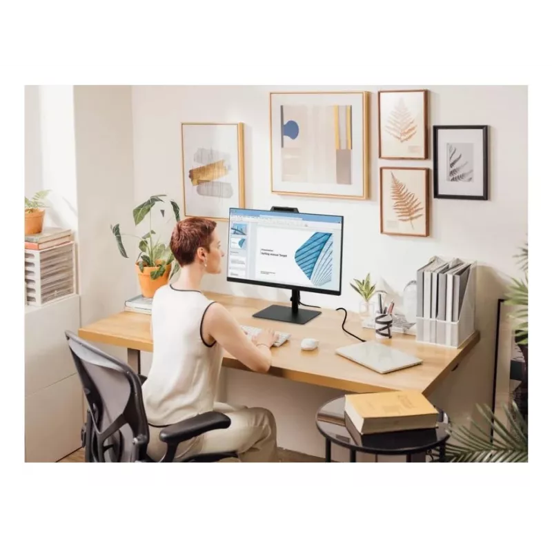 27 inch ViewSonic VG2741V-2K computermonitor, 2560×1440 QHD, 4 ms, IPS/LCD, ingebouwde luidsprekers, VESA, in hoogte verstelbaar, zwart