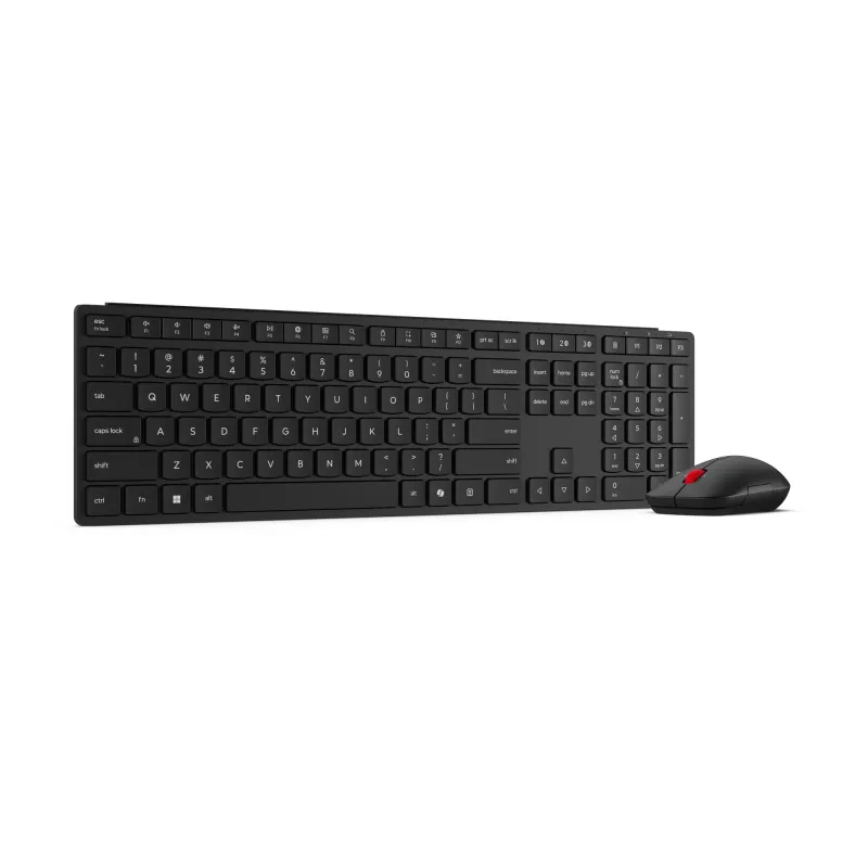 Lenovo 4X31S04814 toetsenbord muis inbegrepen kantoor RF draadloos + Bluetooth Duits zwart