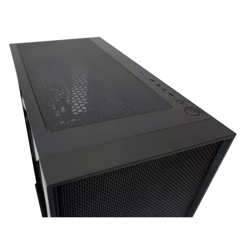 Pc-behuizing LC-Power Schwarz_Wanderer_X midi tower zwart