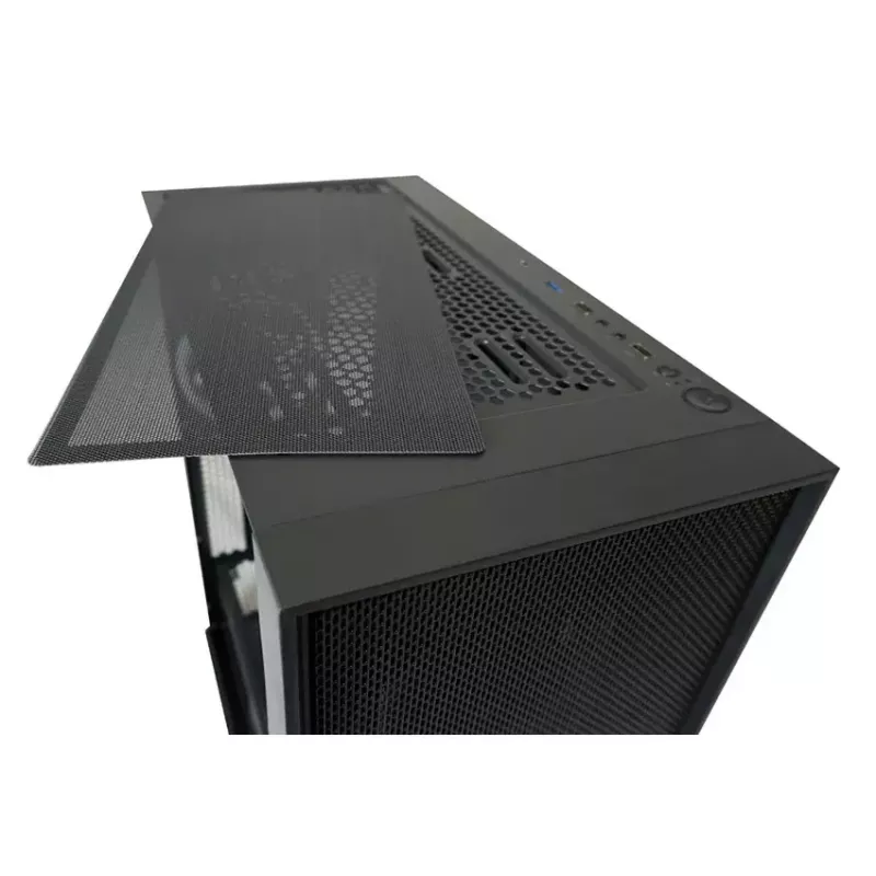 Pc-behuizing LC-Power Schwarz_Wanderer_X midi tower zwart