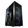Pc-behuizing LC-Power Schwarz_Wanderer_X midi tower zwart
