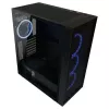 Pc-behuizing LC-Power Schwarz_Wanderer_X midi tower zwart