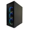 Pc-behuizing LC-Power Schwarz_Wanderer_X midi tower zwart