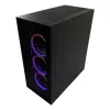 Pc-behuizing LC-Power Schwarz_Wanderer_X midi tower zwart