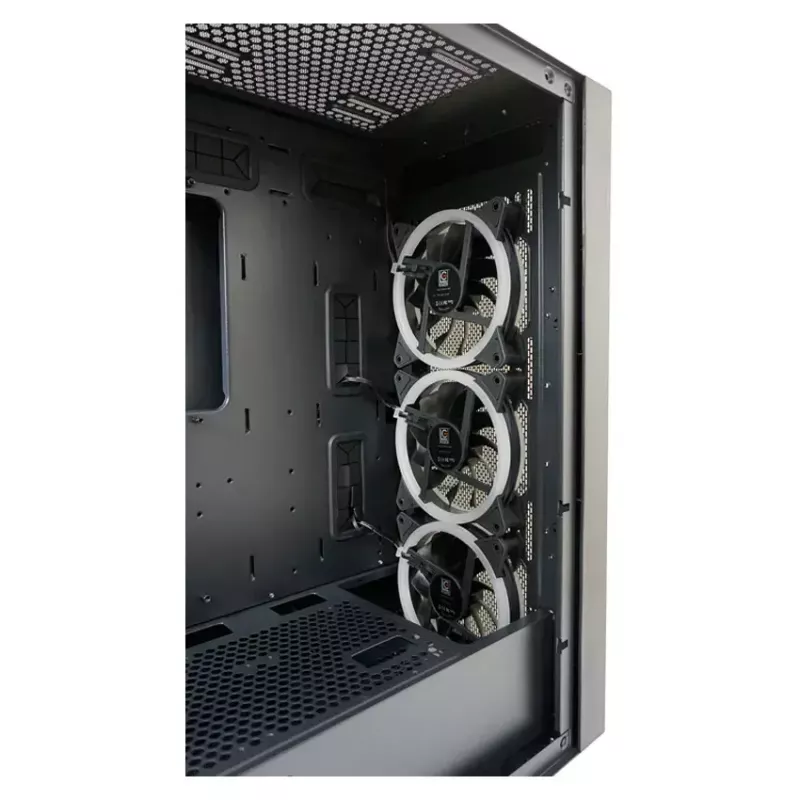 Pc-behuizing LC-Power Schwarz_Wanderer_X midi tower zwart