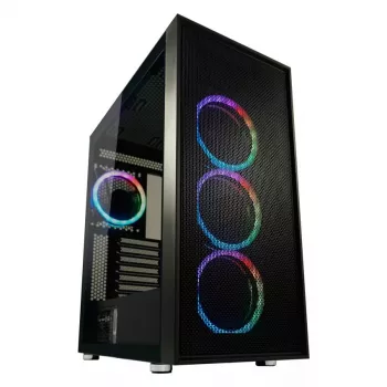 Pc-behuizing LC-Power Schwarz_Wanderer_X midi tower zwart