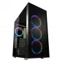 Pc-behuizing LC-Power Schwarz_Wanderer_X midi tower zwart