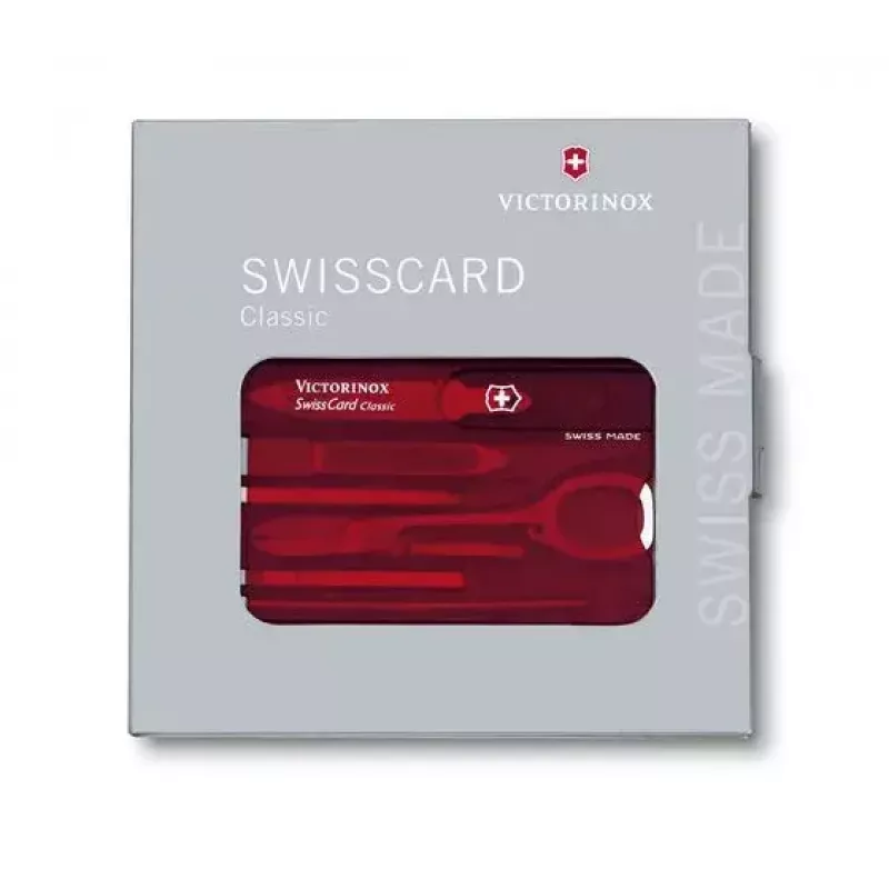 SwissCard Classic Victorinox rood