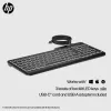 HP 400 verlicht bedraad toetsenbord volledig formaat USB zwart