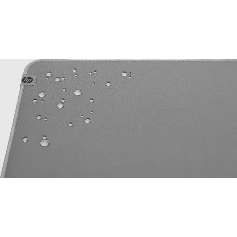 HP 200 desinfecteerbare bureaumat, grijs, monochromatisch, gerecycled polyethyleentereftalaat (rPET), rubber, antislip onderkant
