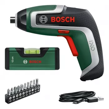 Accuschroevendraaier Bosch IXO 7 met 32-delige bitset, oplaadbare handschroevendraaier