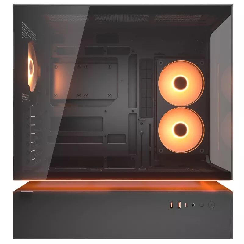 COUGAR Midi-Tower behuizing, CFV235, ARGB, glas, zwart