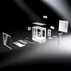 COUGAR Midi-Tower behuizing, CFV235, ARGB, glas, zwart