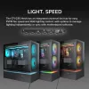 COUGAR Midi-Tower behuizing, CFV235, ARGB, mesh, zwart
