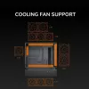COUGAR Midi-Tower behuizing, CFV235, ARGB, mesh, zwart
