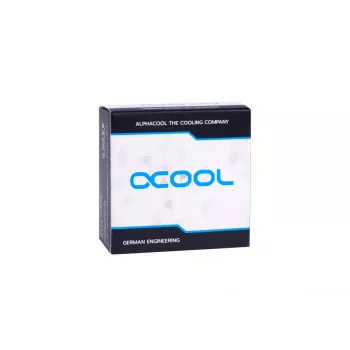 Alphacool ES D-Plug insteekfitting, G1/4 male naar G1/4 male, zwart