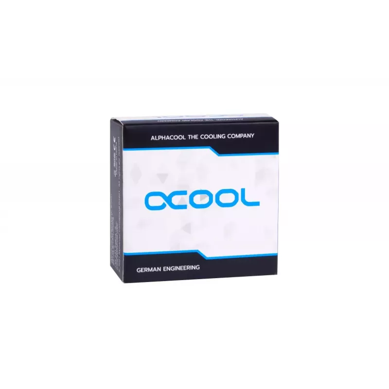 Alphacool ES D-Plug insteekfitting, G1/4 male naar G1/4 male, zwart