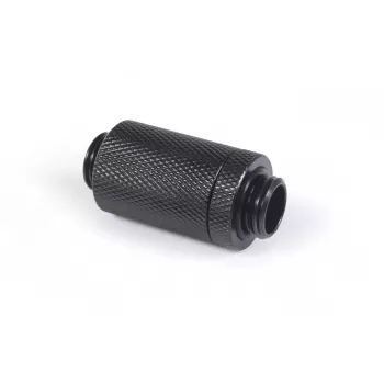 Alphacool ES D-Plug insteekfitting, G1/4 male naar G1/4 male, zwart