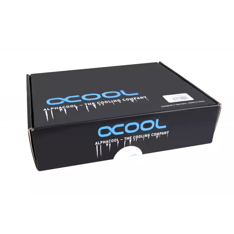 Waterblok Alphacool 12993 acetaal koper nikkel zwart 52mm 56mm 22.5mm