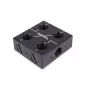 Waterblok Alphacool 12993 acetaal koper nikkel zwart 52mm 56mm 22.5mm