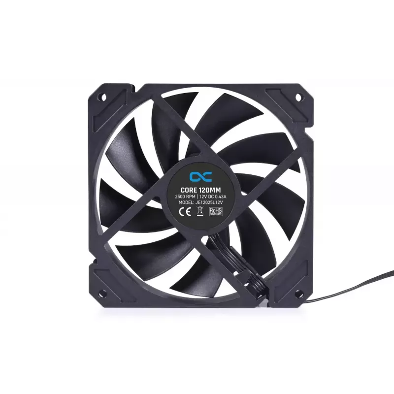 Fan Alphacool 24852 12 cm zwart 600-2500 RPM hydraulisch