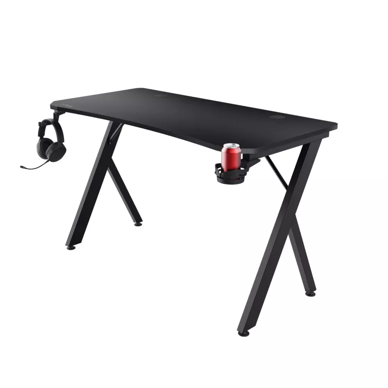 Bureau Trust GXT 700 Omnius zwart rechthoekig metalen frame 1200x600x740mm