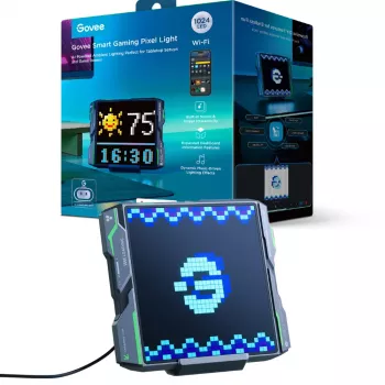 Tafel- en pendel-gaming-pixellicht Govee H8630 met 1024 LED's, 2,4 GHz Wi-Fi