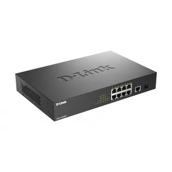 D-Link DGS-1010MP/E netwerkswitch unmanaged L2 Gigabit Ethernet (10/100/1000) Power over Ethernet (PoE) 1U zwart
