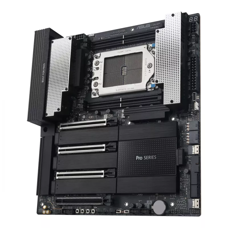 Moederbord ASUS PRO WS TRX50-SAGE WIFI A — AMD TRX50, socket sTR5, CEB, DDR5, Wi‑Fi 7