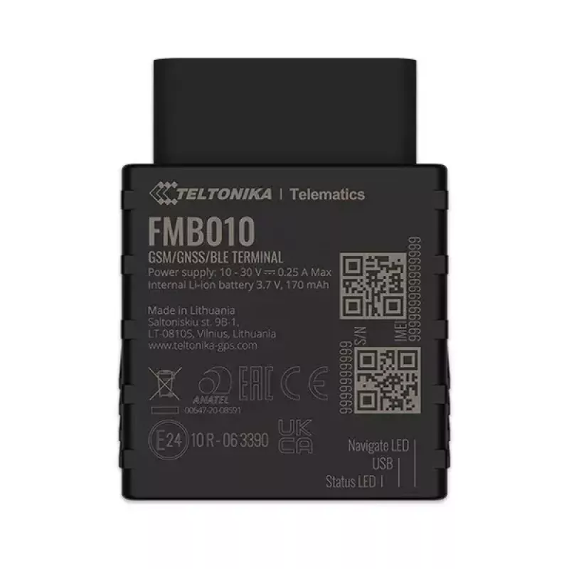 Autotracker Teltonika FMB010 zwart