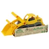 Lena EcoActives Earth Mover, tractor, 2 jaar, kunststof, hout, zwart, grijs, geel