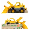 Lena EcoActives Earth Mover, tractor, 2 jaar, kunststof, hout, zwart, grijs, geel