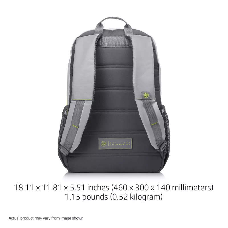 Rugzak HP 39,62 cm (15,6 inch) Active Backpack grijs/neongeel