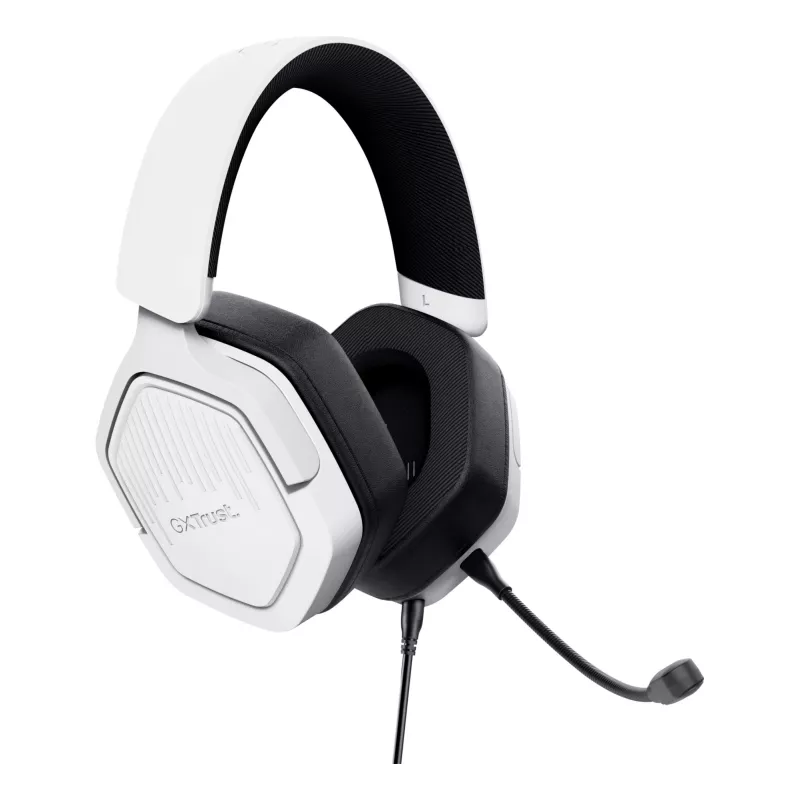 Trust GXT492W Carus headset bedraad hoofdband gaming wit