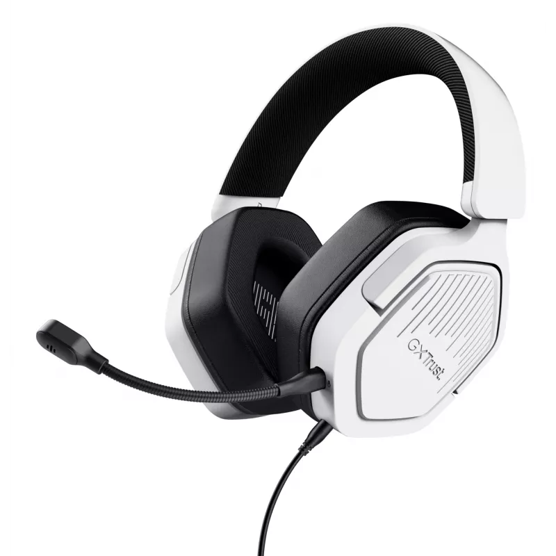Trust GXT492W Carus headset bedraad hoofdband gaming wit
