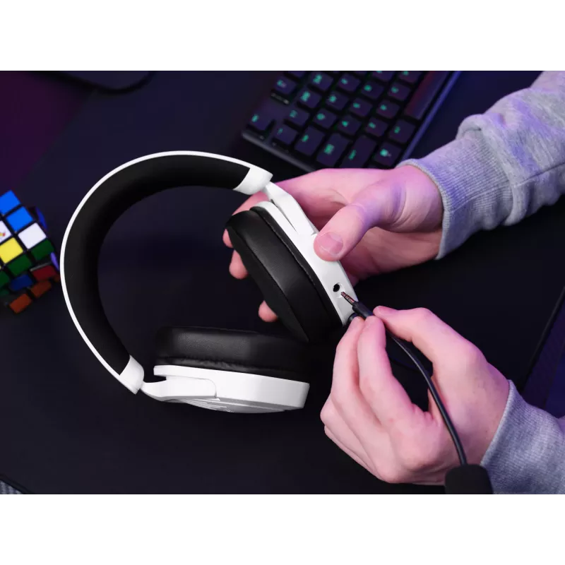 Trust GXT492W Carus headset bedraad hoofdband gaming wit