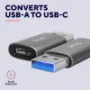 Trust Calyx USB Type-C USB Type-A grijs aansluiting 1 USB Type-C aansluiting 2 USB Type-A