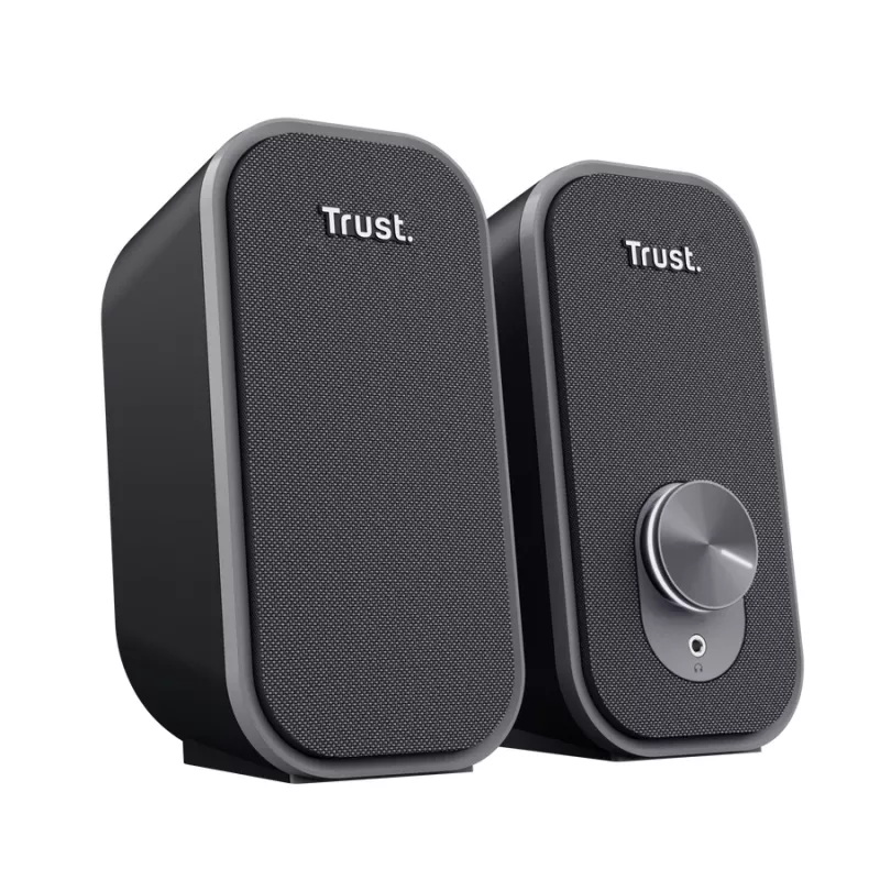 Luidspreker Trust 25670 zwart bedraad 6 W 2.0 kanalen