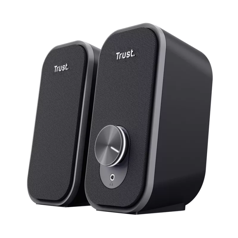 Luidspreker Trust 25670 zwart bedraad 6 W 2.0 kanalen