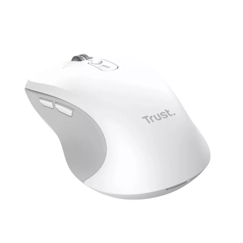 Trust 25674 Ferro Hyperwheel draadloze muis, wit