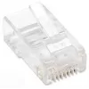 Intellinet RJ45 modulaire stekker, Cat5e, UTP, 2-polig, voor soepele kabel, 15 µ vergulde contacten, 100-pack