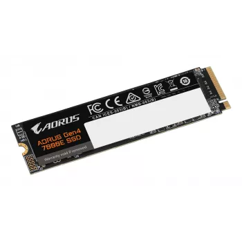 Interne M.2 NVMe SSD GIGABYTE AORUS Gen4 7000E 1 TB — 7100 MB/s lezen, 6100 MB/s schrijven, M.2 2280