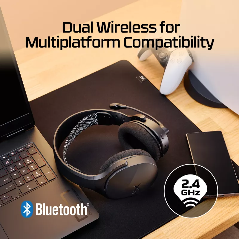 HyperX Cloud Jet - Draadloze gaming-headset (lichtblauw)